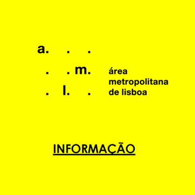 Imagem com logotipo da área metropolitana de lisboa, com o descritivo: informação
