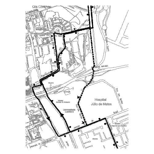 mapa alteração 206 a partir de 15 de novembro