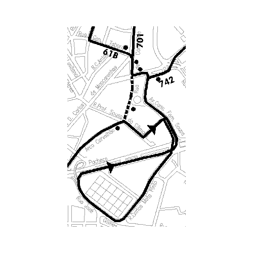 mapa alteração 701 – 742 – 61B de 30 outubro a 1 novembro